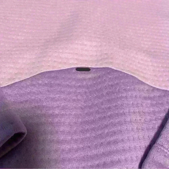 Nike Sample cropped waffle hooded sweatshirt with bell sleeves Size M - Picture 10 of 10